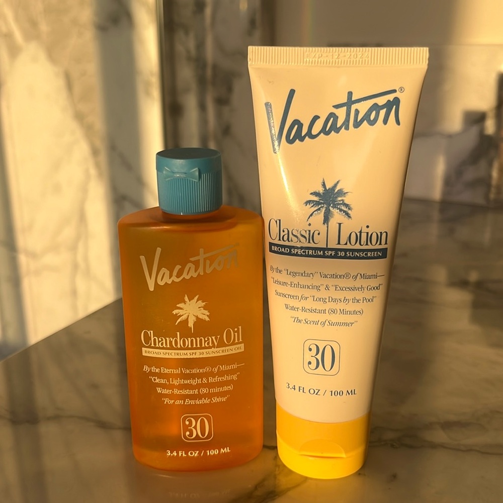 Vacation Classic Lotion and Chardonnay Oil SPF 30